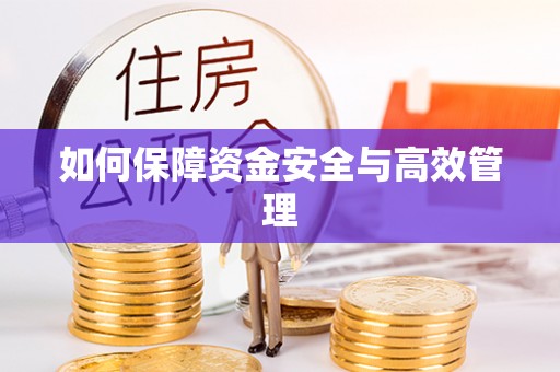 荣昌如何保障资金安全与高效管理