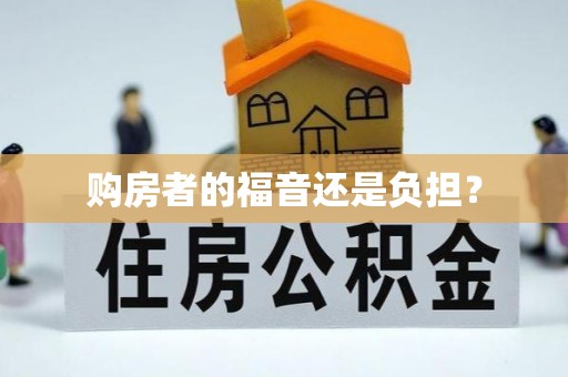 荣昌购房者的福音还是负担？