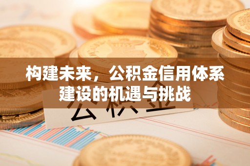荣昌构建未来，公积金信用体系建设的机遇与挑战