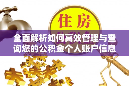 荣昌全面解析如何高效管理与查询您的公积金个人账户信息