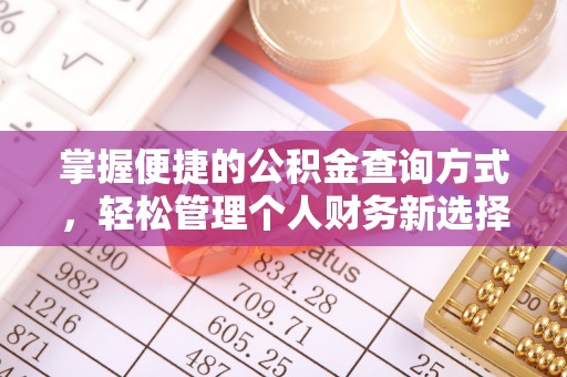 荣昌掌握便捷的公积金查询方式，轻松管理个人财务新选择