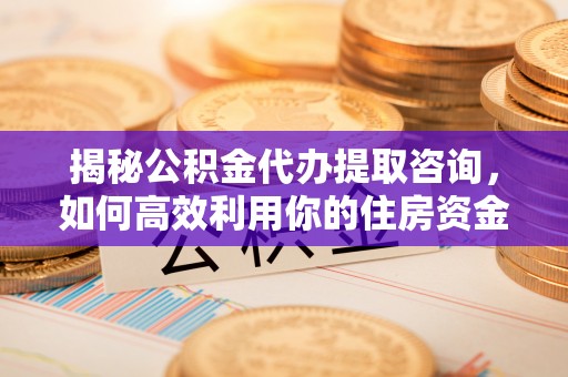荣昌揭秘公积金代办提取咨询，如何高效利用你的住房资金