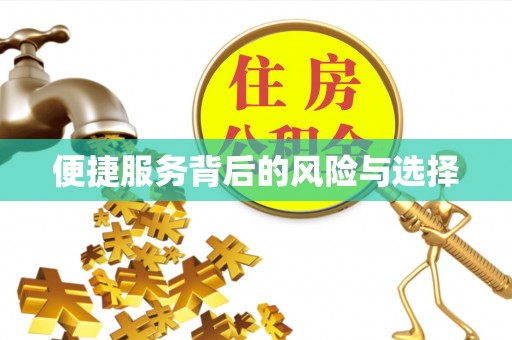 荣昌便捷服务背后的风险与选择